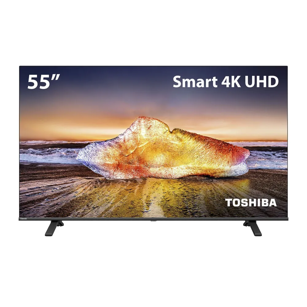 (Ame R$1626) Smart Tv 55&Quot; 4k Dolby Atmos Vision 2024 Toshiba 4k Vidaa - Tb023m